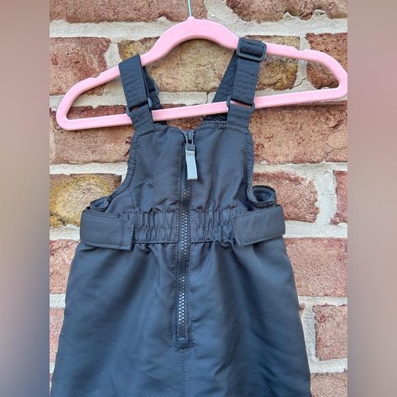 Cherokee Gray Zip Adjustable Toddler Snow Pants - Picture 2 of 5